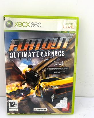 Flatout Ultimate Carnage gioco Microsoft Xbox 360
