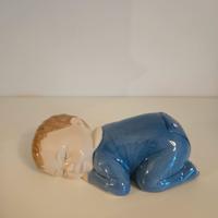 Statuetta Royal Copenhagen bambino che dorme