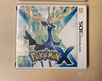 Pokemon X scatola e guida rapida Nintendo 3DS
