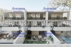 Villa a schiera moderna con porticato