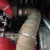 Scarico completo 76mm inox punto abarth