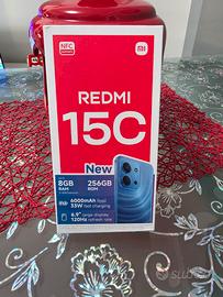 Smartphone Xiaomi Redmi 15C 256gb Nero