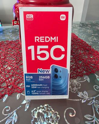 Smartphone Xiaomi Redmi 15C 256gb Nero