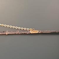 Antico accessorio con gioiello 83 cm