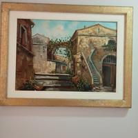 Quadro Originale Giuseppe Pisani – “Cortile”