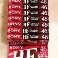 10 Musicassette vintage SONY HF 46