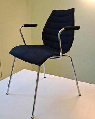 Kartell Maui soft set Tevira 2 sedie con braccioli