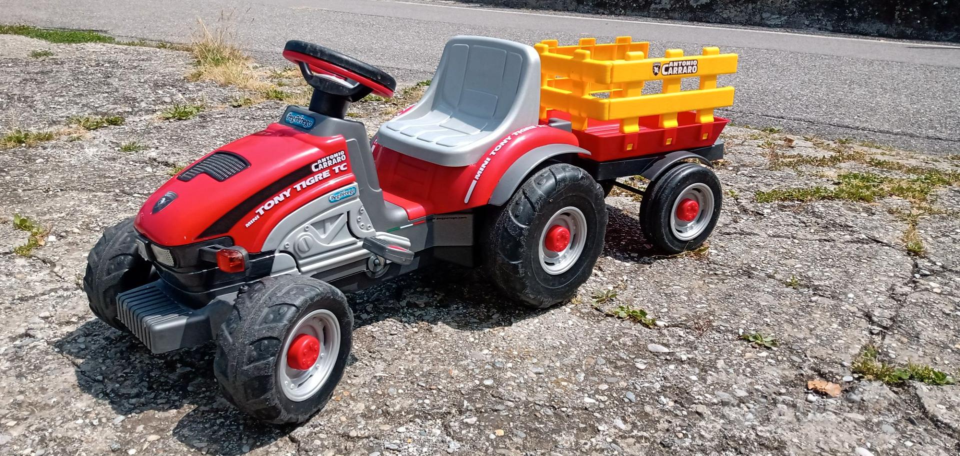 Antonio Carraro Rimorchio Trattore Giocattolo Trattore A Pedali Peg
