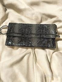 Massimo Dutti pochette vintage tracolla pitonata 