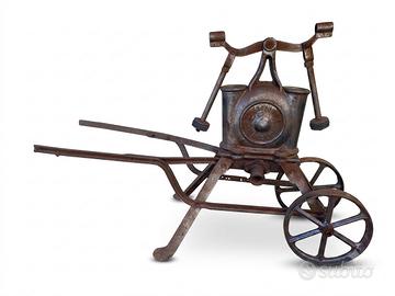 Antica Pompa Monoblocco Manuale a Carrello