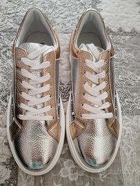 sneakers donna twinset argento/ oro 