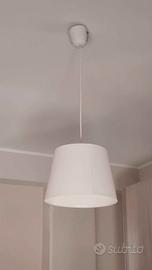 lampada bianca da soffitto 