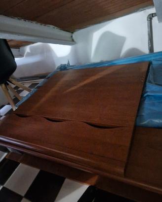 Letto singolo con cassettone