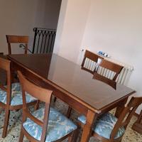 tavolo legno scrivania allungabile studio vetro