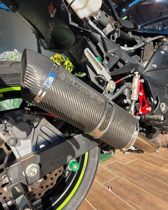 scarico ROADS carbonio Kawasaki z750 2010