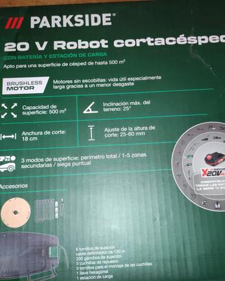 robot tagliaerba parkside 