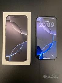 IPhone 16 Pro Titanio nero