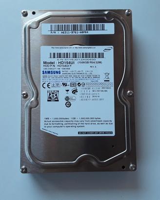 Disco rigido Samsung Hd154ui 1,5tb Sata 3,5"