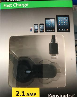 Alimentatore da Auto Kensington Apple Lightning