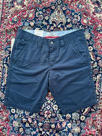 Bermuda Cotton&Silk Blu Marino Tg46