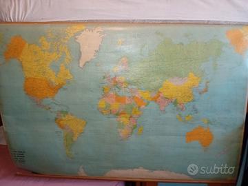 vecchia mappa del mondo 