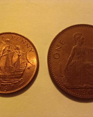 Monete inglesi 1967
