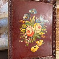 Vassoio metallo laccato “TOLEWARE”