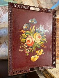 Vassoio metallo laccato “TOLEWARE”