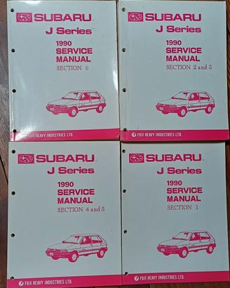 Manuali originali Subaru Justy