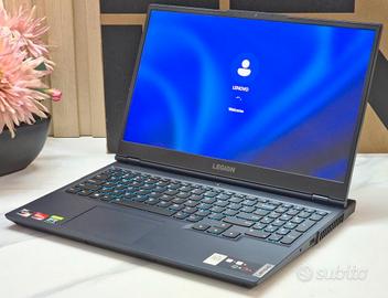 Notebook Legion 5 Ryzen 7 Gaming Windows 11 SSD m2