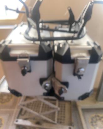 Valige originali harley davdson con staffe per pan