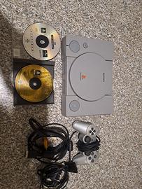 play station con giochi 