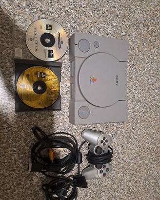 play station con giochi 