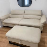 Divano 3 posti maxi + pouf