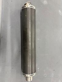 Terminale moto in carbonio