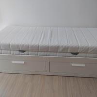 Divano letto Ikea Brimnes con materassi