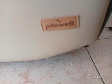 Divano tre posti in Vera Pelle 