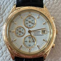 Citizen al quarzo placcato in oro