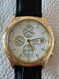 Citizen al quarzo placcato in oro