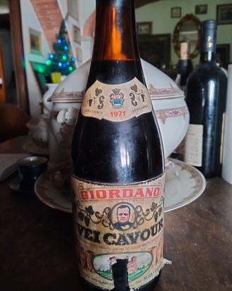 vino giordano Vei  Cavour 1971