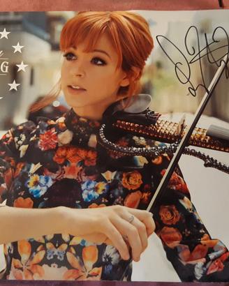 Poster Lindsey Stirling AUTOGRAFATO Firmato Signed