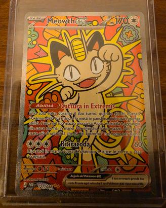 Pokemon Meowth ex ultra rara