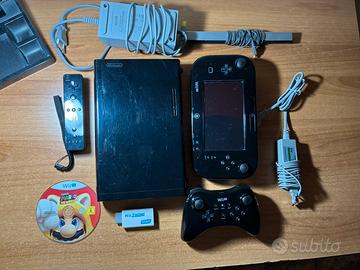 Nintendo Wii U lotto completo + 2 Giochi di Mario