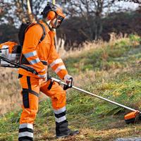 Pulizia con decespugliatore