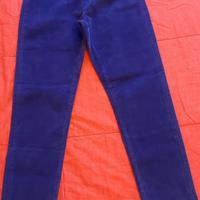 Pantalone Combipel Viola Velluto leggero 44
