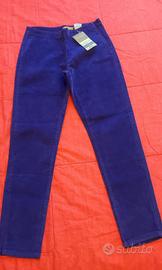 Pantalone Combipel Viola Velluto leggero 44