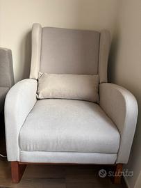 Poltrona a Dondolo Design Moderno - PARI NUOVO