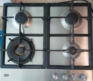 piano cottura 4 fuochi