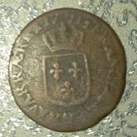 Francia, Luigi XV, 1 liard 1771