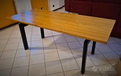 PIANO PER TAVOLO IN OLMO MASSELLO 195 x 80 x 4 cm